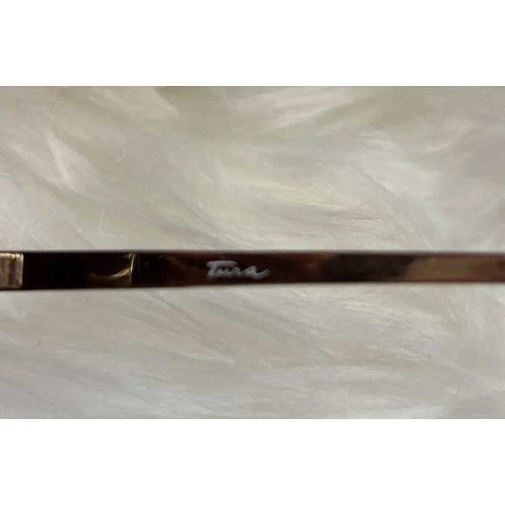 Oversized Retro Square Sunglasses Vtg Tiara Mod 235 Purple Marble Gold tone